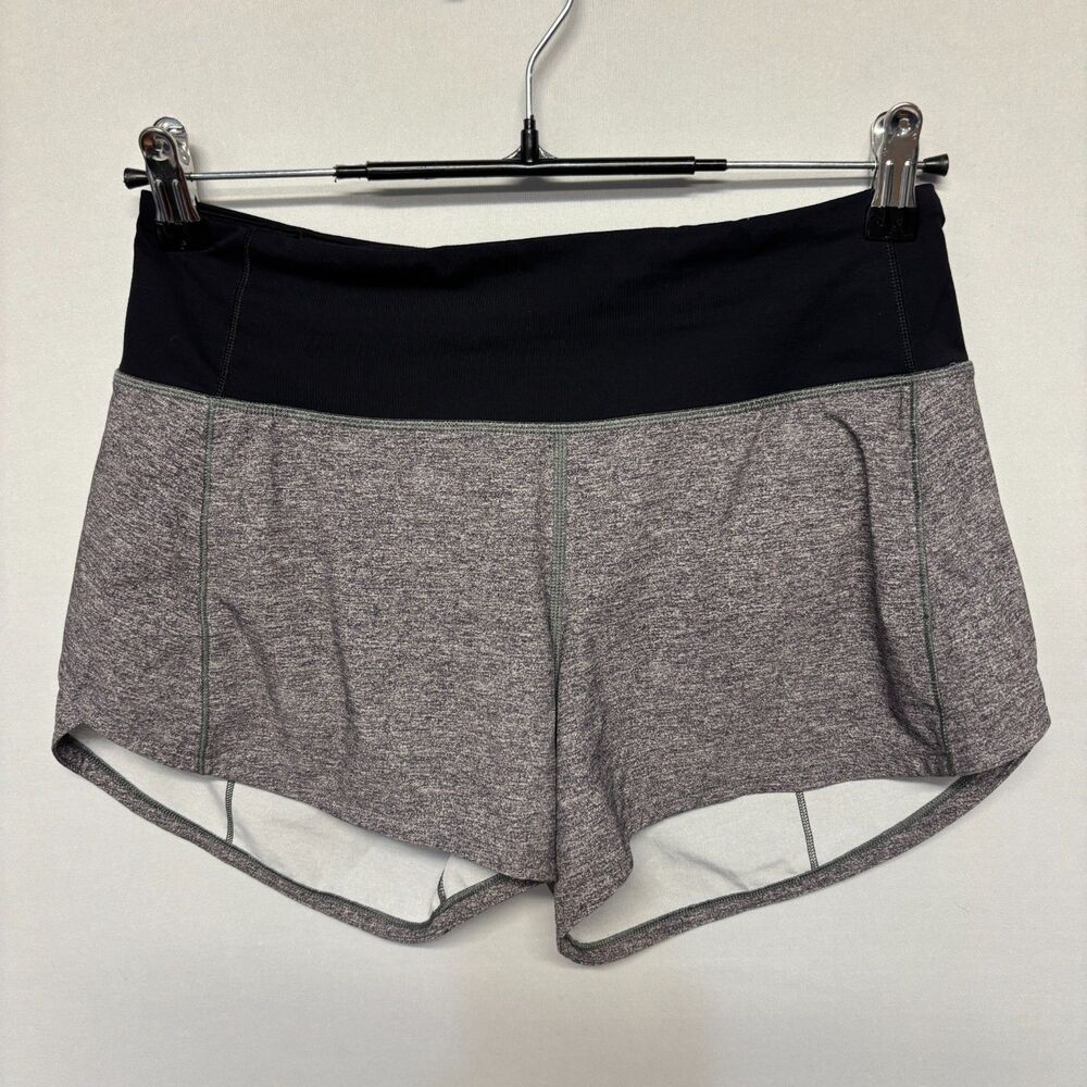 Lululemon Women Speed Up Mid-Rise Lined Shorts Size 4 Tall LW7AVNT C139 -16